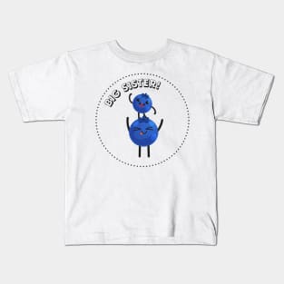 Big Sister Blueberry Kids T-Shirt